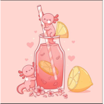 The pink Axolotl gang
