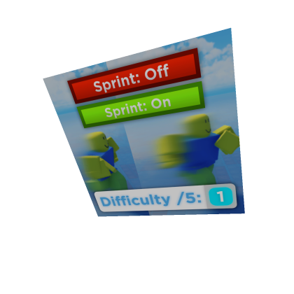 Sprint/Run Button System