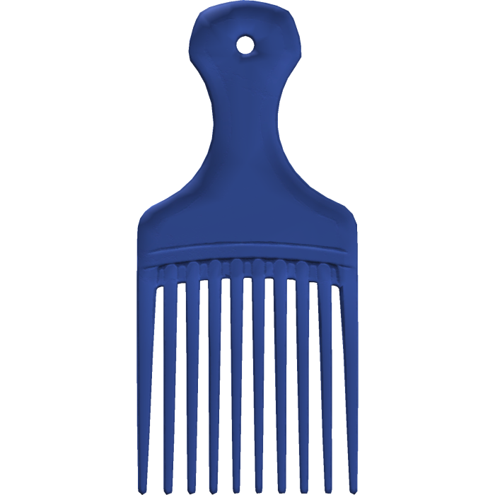 Blue Hair Pick