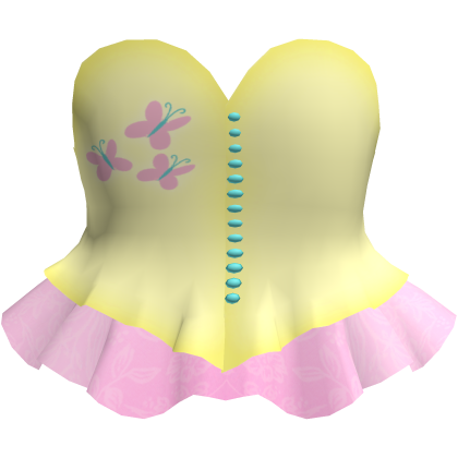 🦋 Fluttershy Yellow Pony Mlp Corset