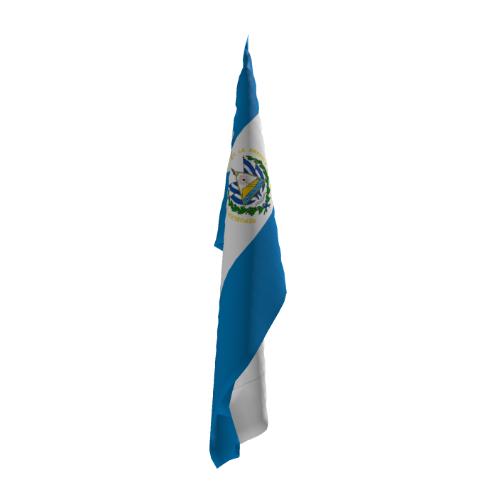 🇸🇻 El Salvador Flag Bandana [Front Pocket]