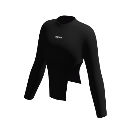 ☆ Black syaa bodysuit fashionble thumbnail