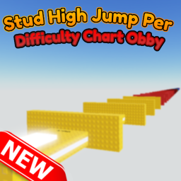 [🔥]  Stud High Jump  Per Difficulty Chart Obby