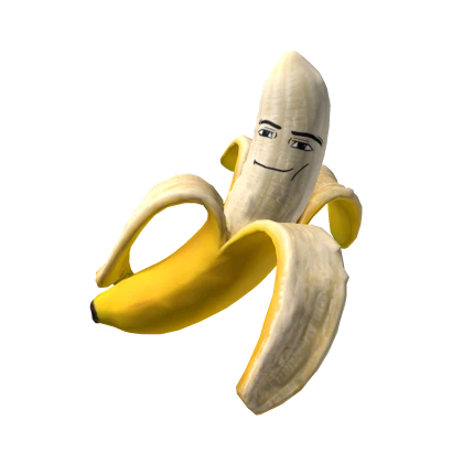 Man Face Banana Back Funny | Roblox Item - Rolimon's