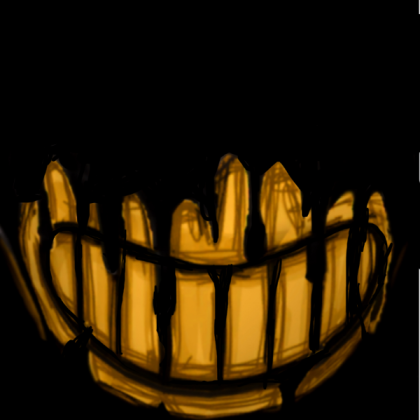 Ink bendy face texture Roblox decal
