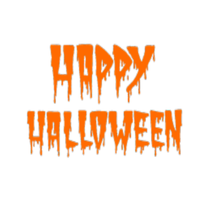 Halloween ORANGE transparent Roblox decal
