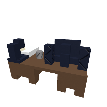 Office desk and chair