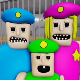 BUFF POLICE FAMILY PRISON RUN ESCAPE! (Obby) icon