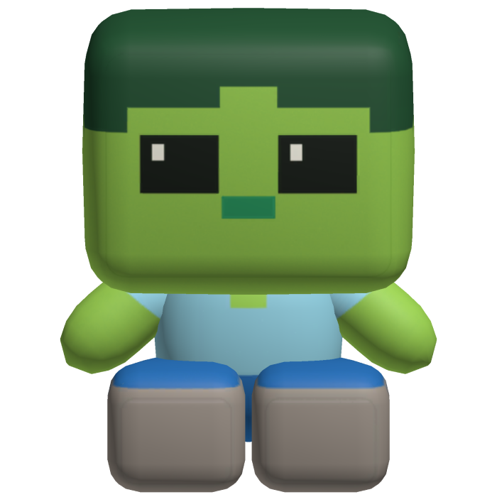 Zombie Pixel Plushie Backpack