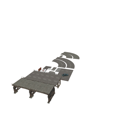 Realistic road pack
