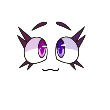 Purple Pink Cartoon eyes Roblox decal