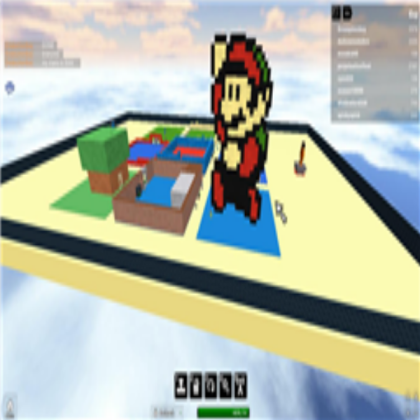 Pixel Mario Roblox decal