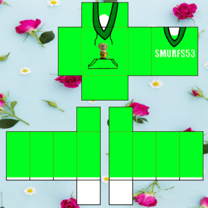 Smurf Hoodie (Green) Roblox decal