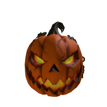 Scary Halloween Pumpkin Head
