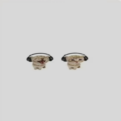 two cute y2k cats with headphones screaming🎧<3 Roblox decal