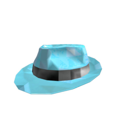 Sky Blue Sparkle Time Fedora Roblox decal