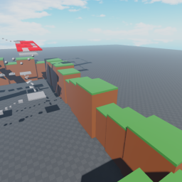 Obby that was made with pre-made models.
