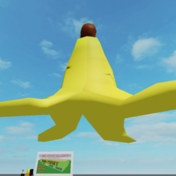 Emote around the Big BANANNA!