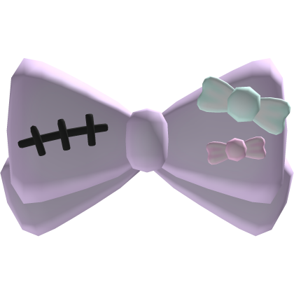 . ‿♡ cute candy n stitches halloween bow