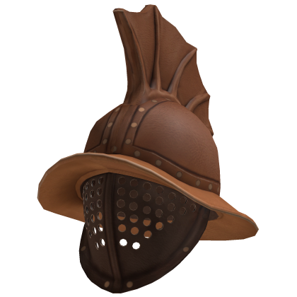 Brown Leather Gladiator Roman Vintage Helmet
