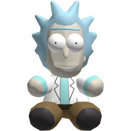 rick plush front rick and morty Roblox item