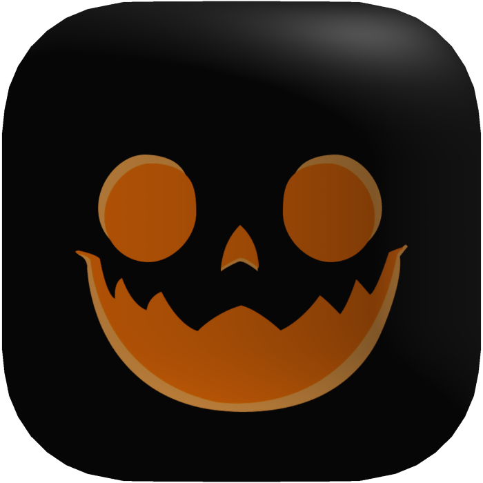 Spooky Pumpkin Smile Face [HALLOWEEN🎃]