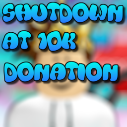 shutdown at 10k donation icon