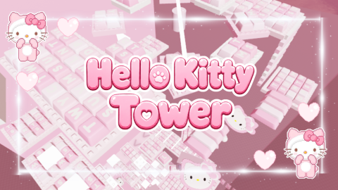 Hello Kitty ASMR Keyboard Obby 💕