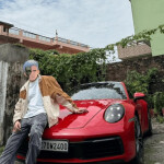 He whose Porsche has Arrived