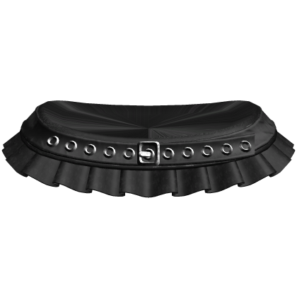 black emo goth studded belt mini skirt