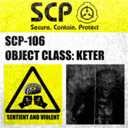 SCP-106 sign Roblox decal