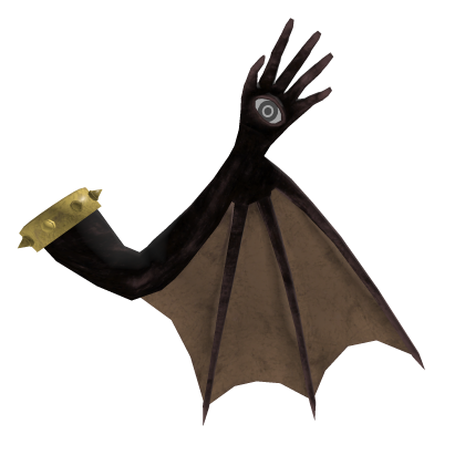 Goth Demon Wing with Eye (L)