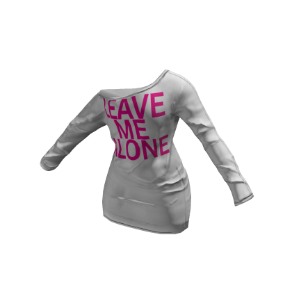 Off Shoulder Long Sleeve Dress (White) thumbnail