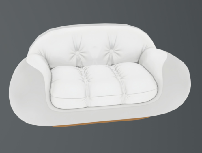 Blue Bubble Couch preview 1