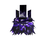 [⏳LIMITED] Purple Sparkle Time Scene Hair + Crown