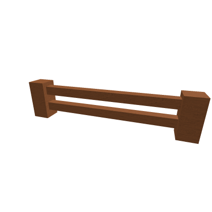 Simple Wooden Fence BROWN