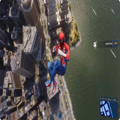 Spiderman 2 airtrick rubik cube