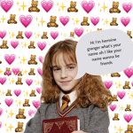 Hermine and Ron and Harry fan club