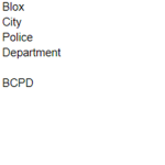 BCPD / Blox City Police Department