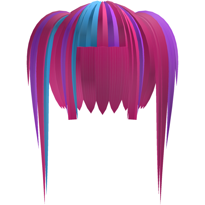 🦄 ⭑ Spectral Gothic Pigtails || Pink Blue Purple