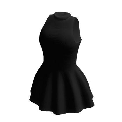 🖤 Cute Black Skater Dress thumbnail