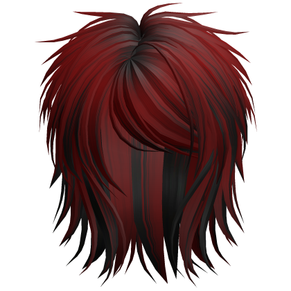 Short Fluffy Scene Blowout Red&Black