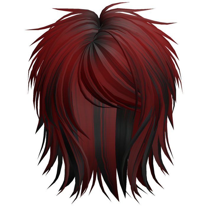 Short Fluffy Scene Blowout Red&Black
