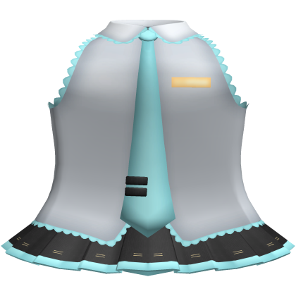 Hatsune Miku vocaloid blue dress
