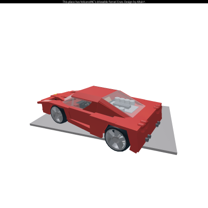 Red sports car