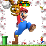 Super Mario and spring bonnie