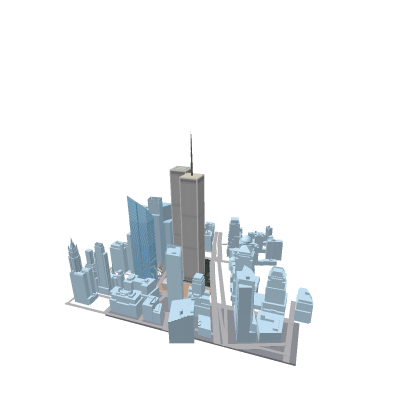Original WTC Towers in today's Skyline
