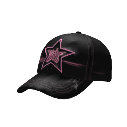 Pink Star Grunge Cap Roblox item