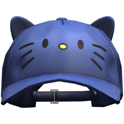 Blue Cute Kuwaii Kitty Hat