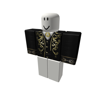 [𝓘𝓥𝓥] Luxury Black And Gold Gothic Suit
